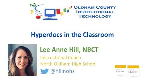 Hyperdocs in the Classroom