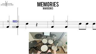 How to Play 🥁   Memories   Maroon 5