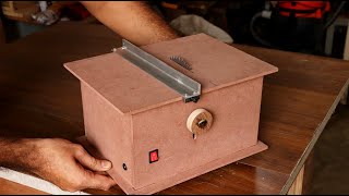 How To Make Mini Table Saw || DIY Table Saw With Fence