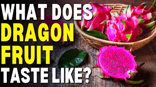 What Does Dragon Fruit Taste Like? What Is A Dragon Fruit?