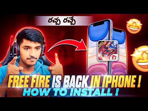 HOW TO INSTALL FREE FIRE IN APPLE I PHONES(10,11,12,13)EASY TRICK ?🤔 101%WORKING