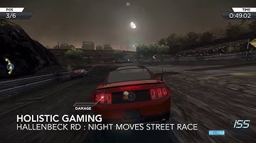 NEED FOR SPEED MOST WANTED GAMEPLAY (IOS/ANDROID) - #11 | HALLENBECK RD : NIGHT MOVES STREET RACE |