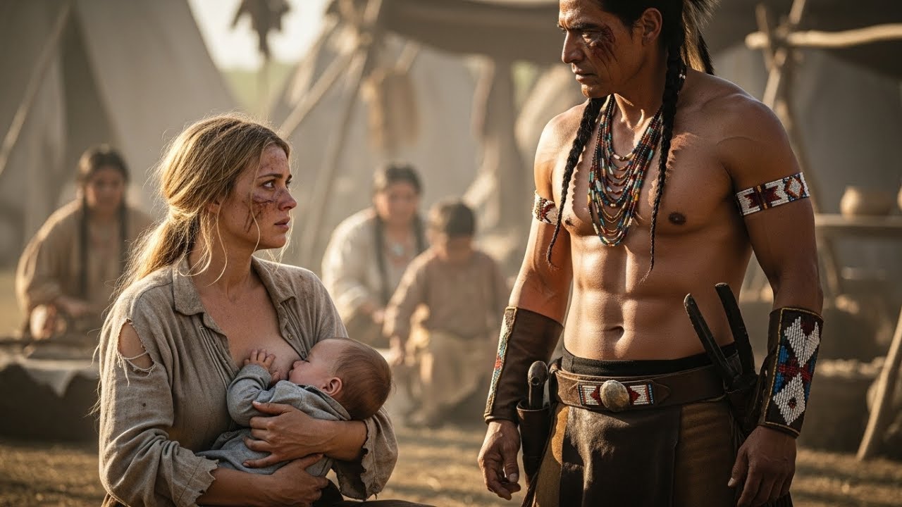 COMANCHE CHIEF CATCHES CAPTURED WHITE WOMAN BREASTFEEDING HER SON… AND TAKES UNEXPECTED ACTION!