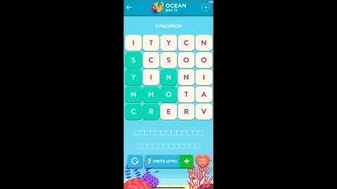 WordBrain 2 Ocean Event Day 13 June 22 2023 Answers, Solutions and Walkthrough