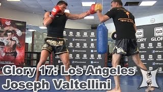 Glory 17: Joseph Valtellini Trains Before WW Title Fight w/ Marc de Bonte (HD / complete + unedited)