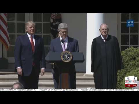 FULL: Swearing In Ceremony of Supreme Court Justice Gorsuch