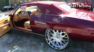 STITCHED BY SLICK: '75 Caprice Donk Vert on 28' Forgiatos, NEW SCHOOL INTERIOR SWAP  HD