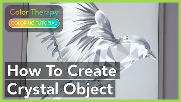 Coloring Tutorial: How to Create Crystal Object with Color Therapy App