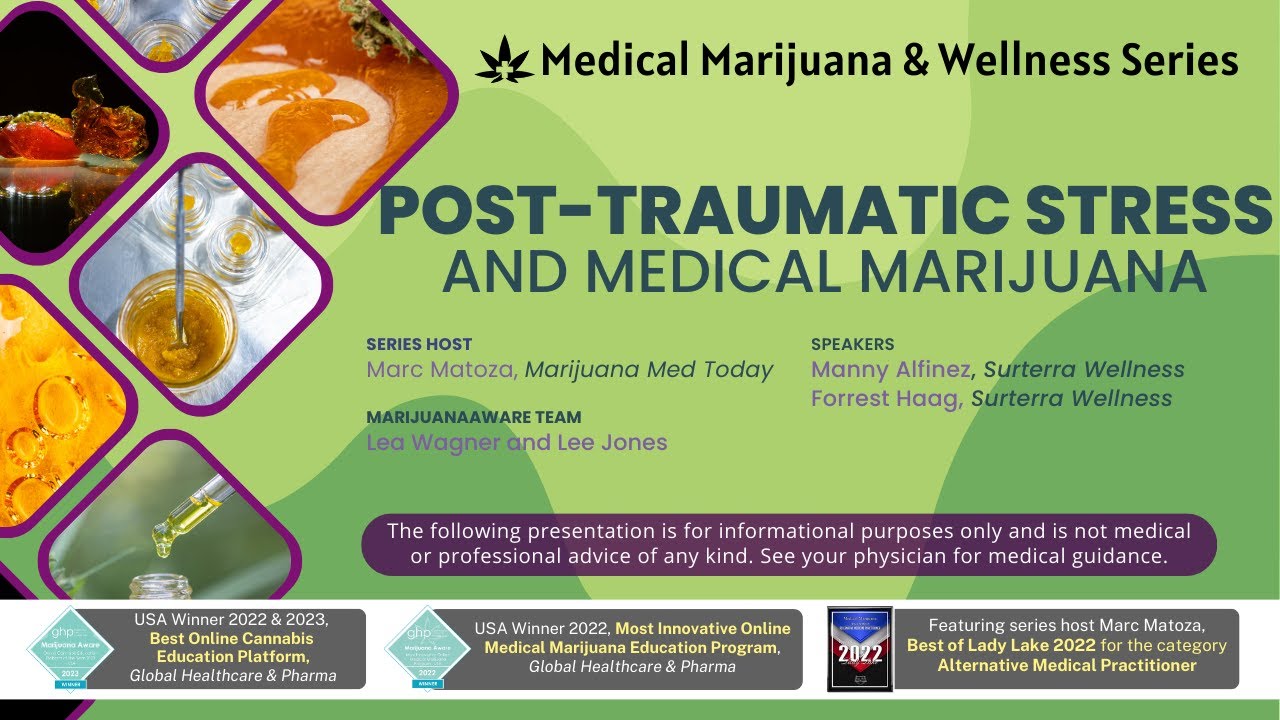 PTS and Medical Marijuana - November, 2023 - YouTube