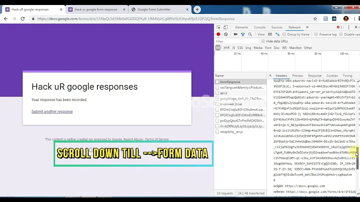 Google Form Responses- Hack 2019