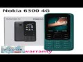 Original Nokia 6300 4G LTE Cell Phone 3Colors Unlocked Dual SIM KaiOS