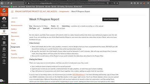 CS 467 - Week 9 Progress Report