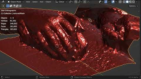 Quick semi-low-quality Photogrammetry, and some Blender techniques