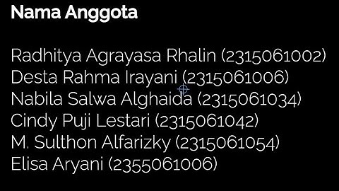 Tugas Pemrograman Web