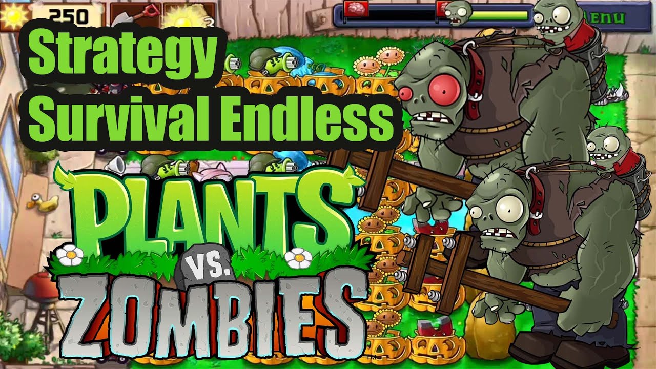 Plant vs Zombie - Survival Endless - Strategy how to get High Score  #plantsvszombies #survivalgame
