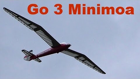 Go 3 Minimoa, scale RC glider, Letovicke politani 2020