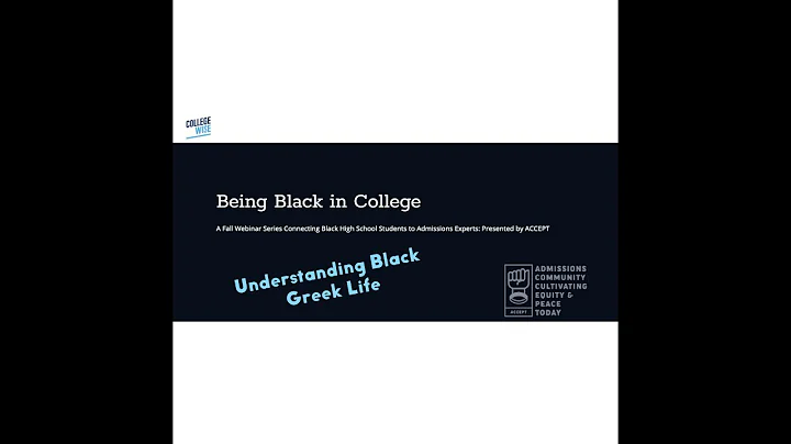 Understanding Black Greek Life (Being Black in Col...