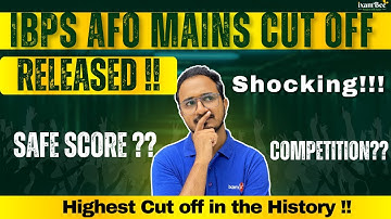 IBPS AFO 2025 !! Mains Marks Released || Cut off?? Safe Score?? Competition ?? By Kailash Sir