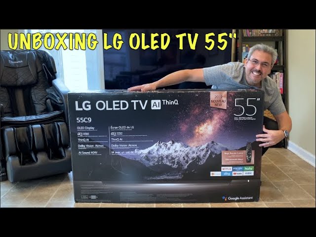 UNBOXING LG OLED TV C9 55 