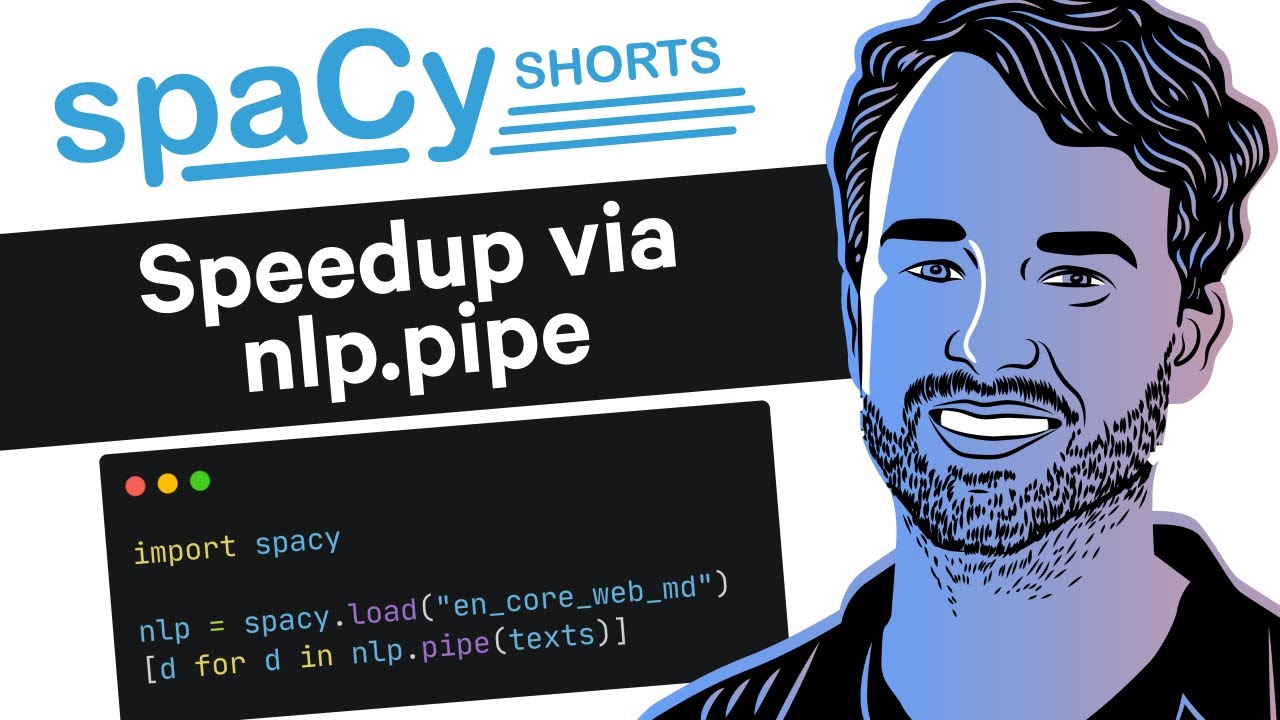 Spacy python. NLP.Pipe Spacy.