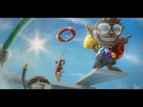 pool party ziggs skin