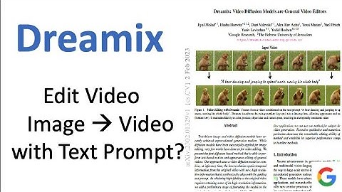 Google AI: Text-Guided Video Editing and Image Animation with Dreamix