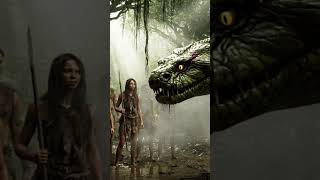 The Battle with the Giant Anaconda | Ancient People | Stone Age