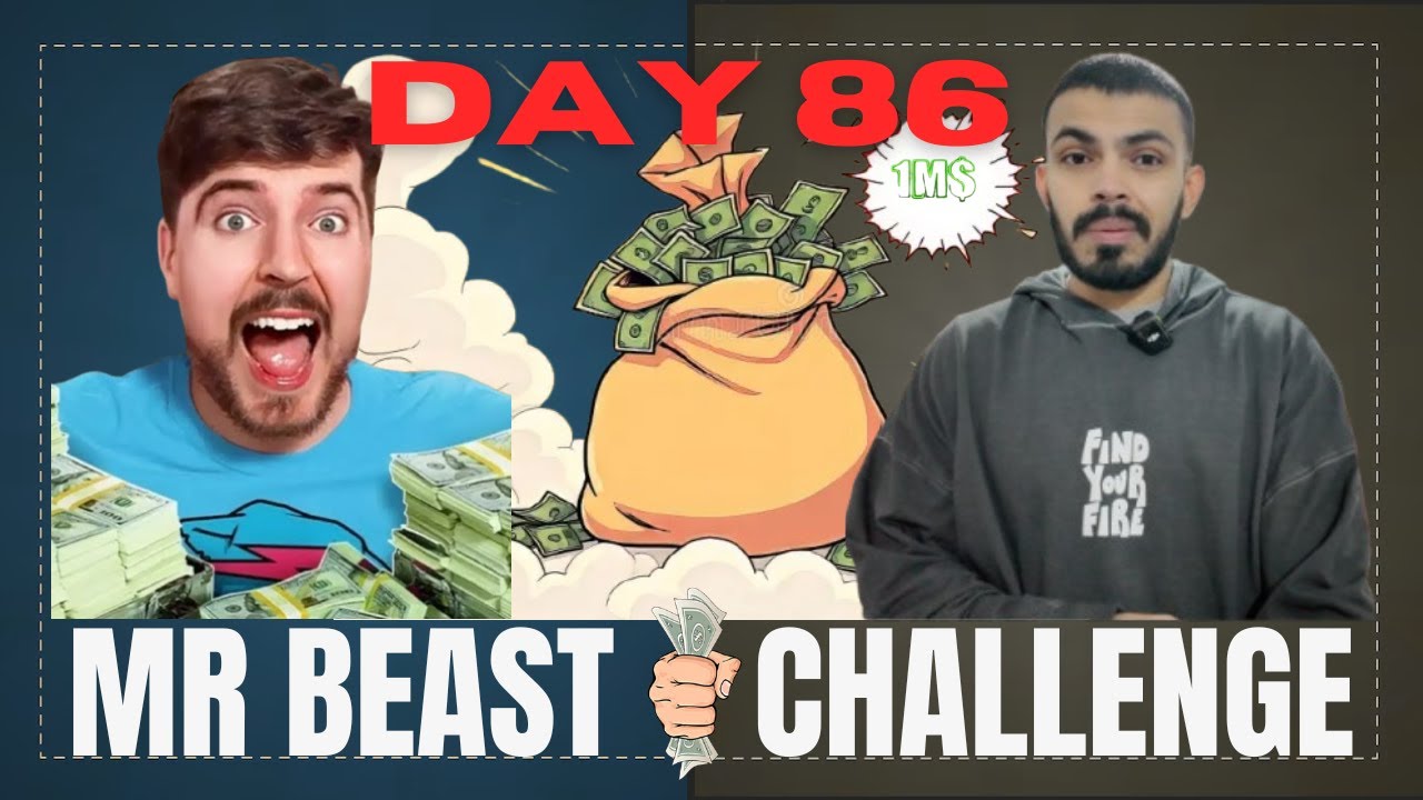 MrBeast Challenge: $1,000,000 in 100 Days | Day 86 - YouTube