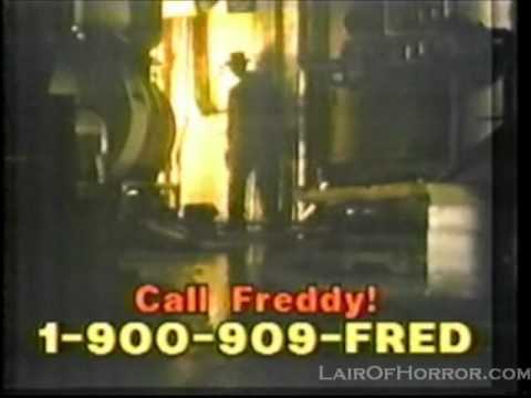 Freddy Krueger 1-900 Number TV Spot #3- Fall 1988 - YouTube