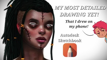 Sabishī | Digital Art (OC) | How to use Autodesk Sketchbook Android