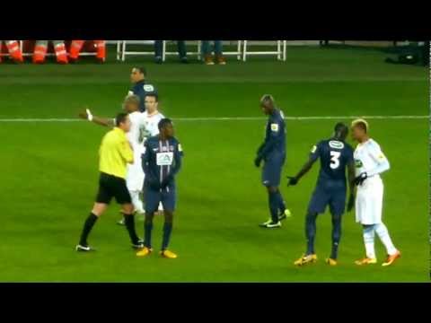 Beckham Ayew Incident en entier puis Zlatan puis SAKO AYEW ... PSG OM 27-02-2013