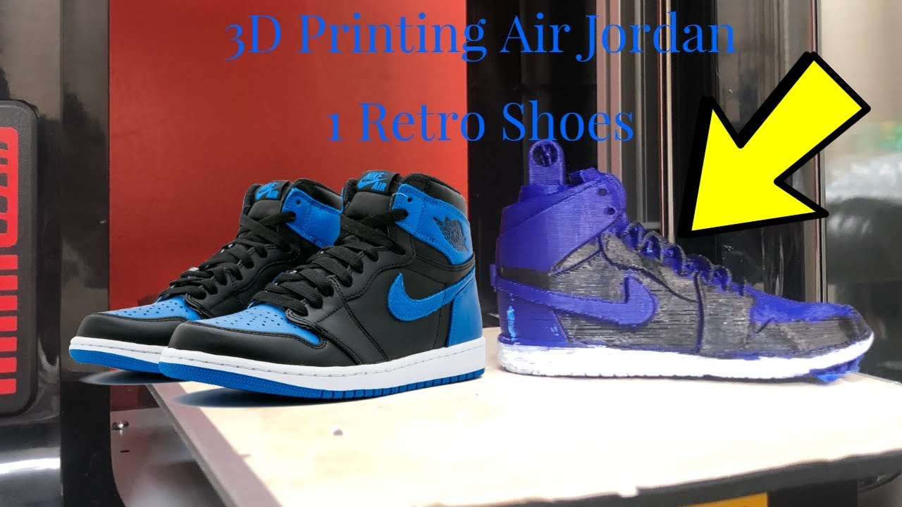 3D Printing Air Jordan 1 Retro Shoes 