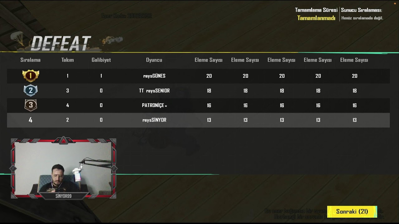 PUBG TPP.DUO Sıra 99