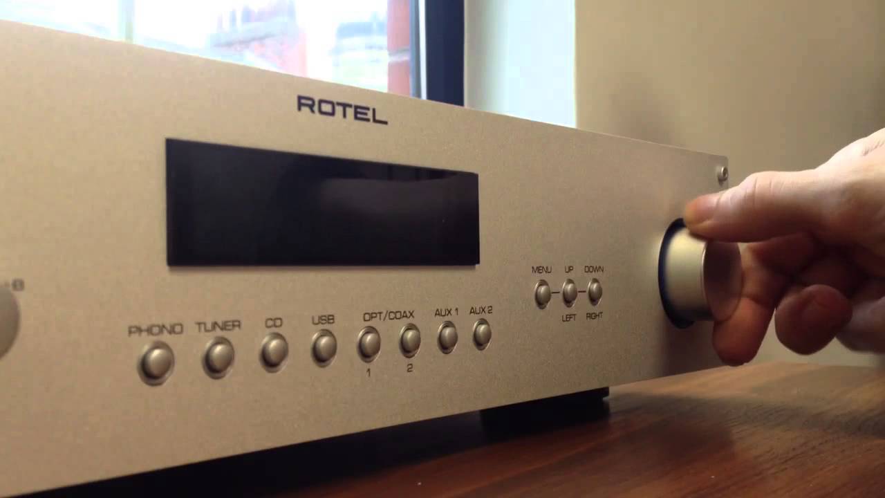 Rotel RA12 Knob Feel Review YouTube