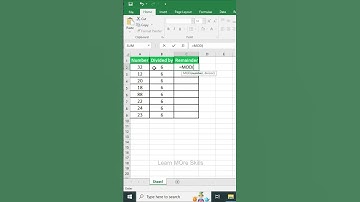 MOD Function in Excel | Find Remainders & Identify Patterns