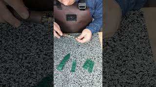 Part-10    The process of creating a alligators leather:Apple Watch Band - Alligator «GREEN»  apple