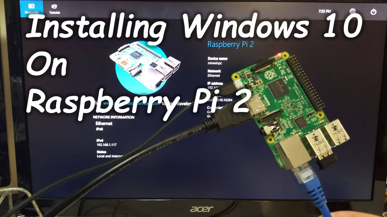 Raspberry Pi 2 Windows 10 Install - It's not what you think 