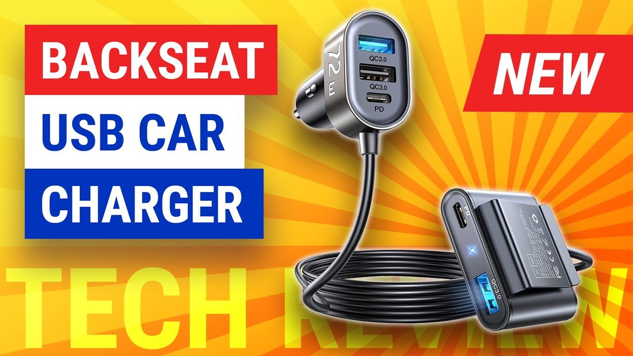 Add Rear USB Charging Ports To Your Car! Joyroom 5-in-1 USB Car Charger  Review 