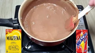 MINGAU DE MAIZENA COM CHOCOLATE | FÁCIL, BARATO E DELICIOSO!!