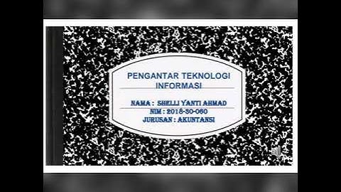 #mahasiswaunpattisenggapteksosmed P.Teknologi Informasi : Video Presentasi dengan metode Pecha Kucha