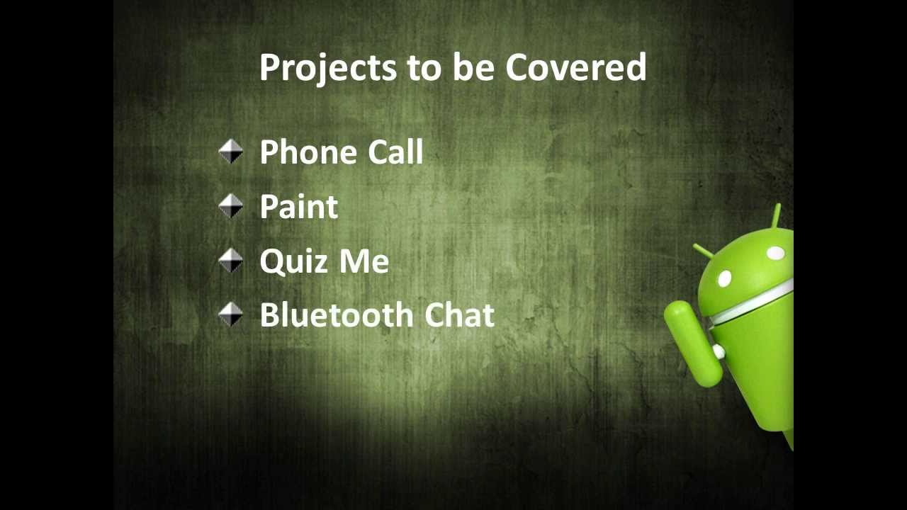 ANDROID APPLICATION DEVELOPMENT WORKSHOP - YouTube