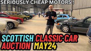 MORRIS LESLIE - SCOTTISH RETRO & CLASSIC CAR AUCTION - MAY 2024 - 18 BARGAINS REVIEWED