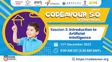 S3- Introduction to Artificial Intelligence | Codeavour 5.0 Training Bootcamp for Students