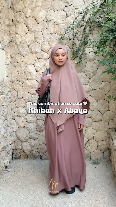 Khiban favorite dari @maslahaniqab 😍 #khiban #ootdsyari #abaya #hijrah
