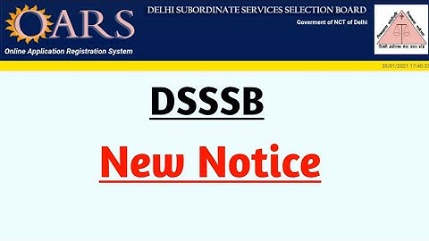 DSSSB SECOND RECALL NOTICE of TGT COMPUTER SCIENCE POST CODE 91/20