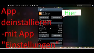 W 0160 =Eine App deinstallieren =durch App Einstellungen =Andriod screenshot 5