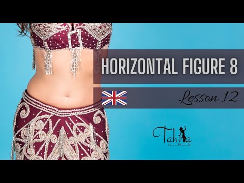 👟 How to do horizontal figure 8 eight? Belly dance for beginners tutorial | BD with Tahira #12
