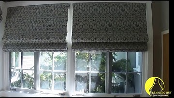 Rèm roman tự động ✅ Rèm cửa tự động ✅ Rèm tự động quốc huy