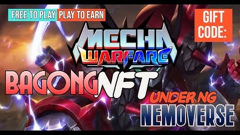 Mecha Warfare NFT Cogi Nemoverse  with 2 Giftcode