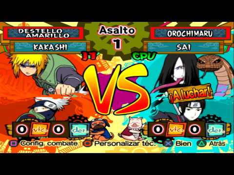 Naruto Shippuden Ultimate Ninja 5 GamePlay#59 PT-BR Hashirama Vs Jirobo  PS2【Full HD 60 FPS】 